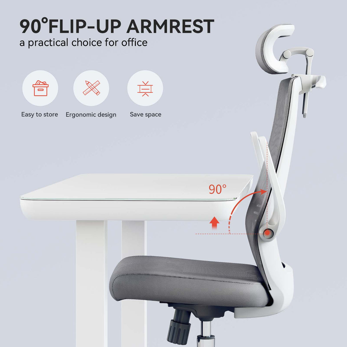 SIHOO M76A Ergonomic Office Chair with Lumbar Support