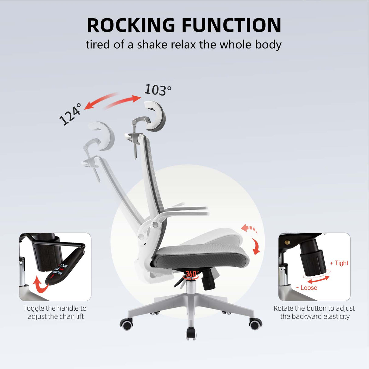 SIHOO M76A Ergonomic Office Chair with Lumbar Support