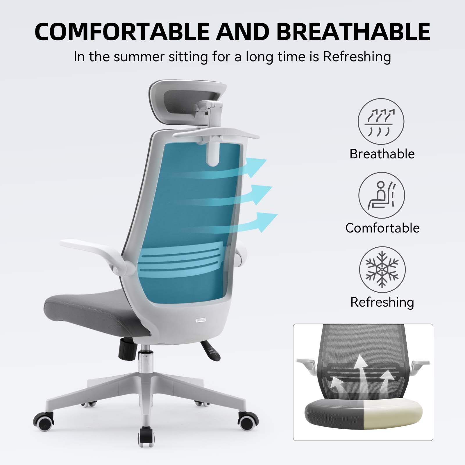 SIHOO M76A Ergonomic Office Chair with Lumbar Support – Sihoo SA