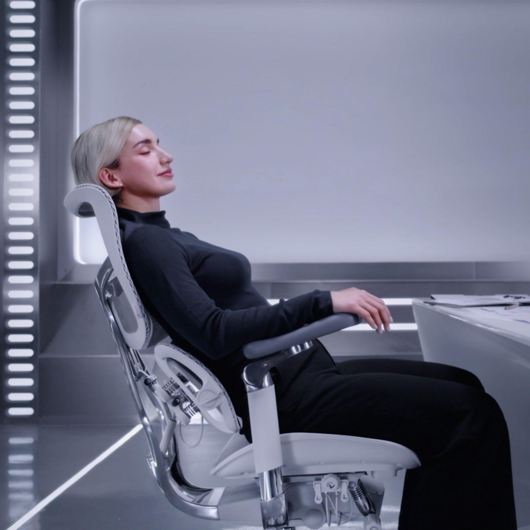 كرسي مكتب SIHOO S300 مزود بدعم قطني مريح